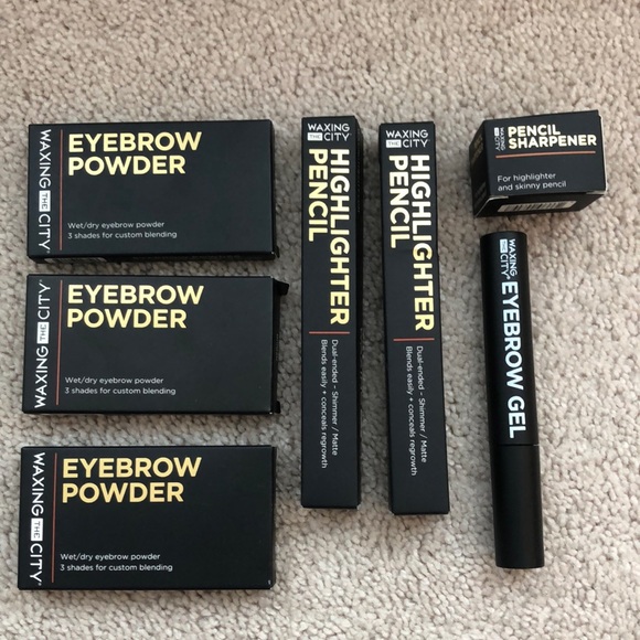 7 NWT items! 3 eyebrow powders, 2 highlighter pencils, eyebrow gel, pencil sharp - Picture 1 of 8